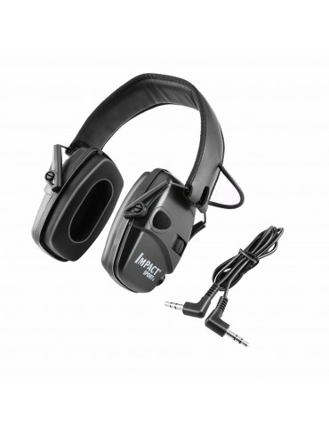 Anti-Noise Impact Ear Protector Electronic Noise Reduction Ear Muffs Professional Noise Cancelling Ear Defenders for Construction Work Shooting Range Hunting