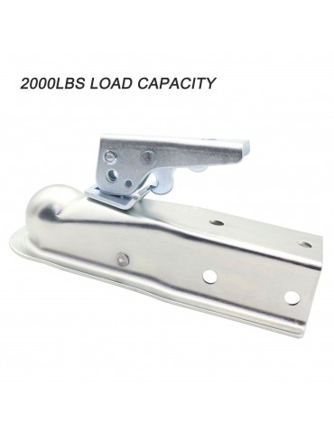 1-7/8'' Straight Trailer Coupler,2000lb Weight Capacity, for Towing RV Boat Camper