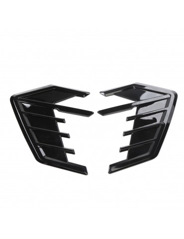 Universal 2pcs Car Fender Side Vents Decor Air Flow Intake Hole Grille Spoiler DIY Style Car Air Flow Intake Vent Hood Cover